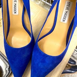 Steve Madden blue heels